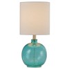 Glass Table Lamp Blue - Stylecraft : Target