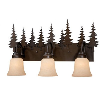 Vaxcel Yosemite 3 - Light Vanity in  Burnished Bronze