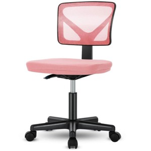 Best Office Chair Low Back Lumbar Support, Mesh Office Chair, No Arms Guy,Swivel Rolling Office Desk Chair-Cuddlewood - 1 of 4