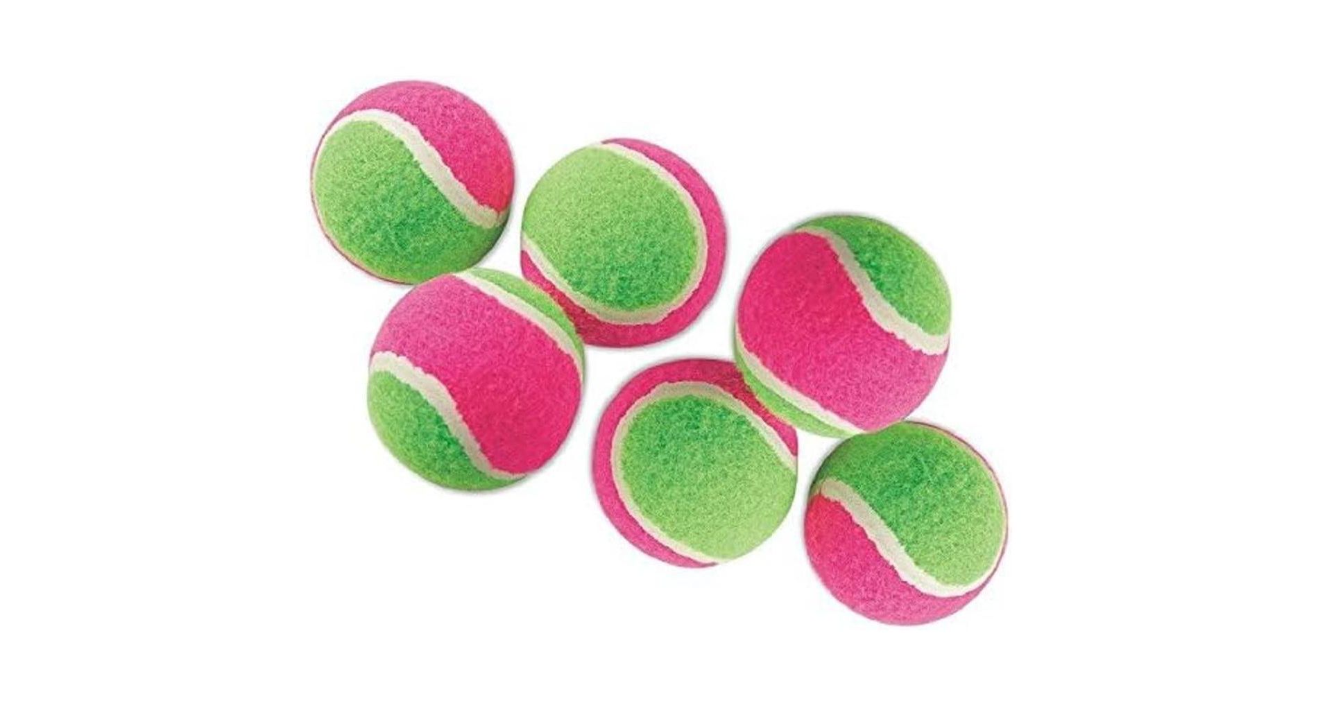 YMCtoys Replacement Sticky Balls for Toss and Catch Sport Game, Hook and Loop, Refill Pack of 6