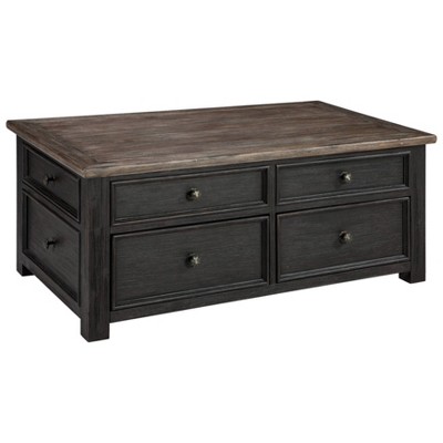 Tyler Creek Coffee Table with Lift Top Grayish Brown/Black - Signature Design by Ashley