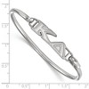 Black Bow Jewelry Sterling Silver Kappa Delta Greek Life Bangle Bracelet 7 Inch - 2 of 3