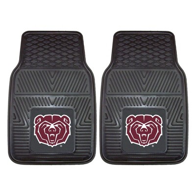 NCAA Missouri State Bears Vinyl Car Mat Set - 2pc