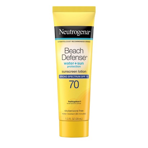 Neutrogena Beach Defense Sunscreen Lotion - SPF 70 - 1 fl oz - image 1 of 4