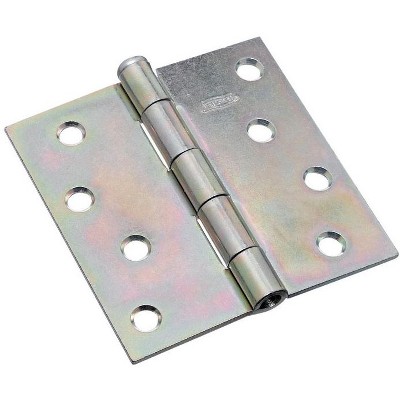 National Hardware 4 in. L Zinc-Plated Broad Hinge 1 pk