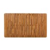 VYNXARIA Acacia Wood Dining Table 6-Person Outdoor Table, Farmhouse Furniture for Patio, Garden, Backyard, Teak - 3 of 4