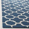 Cambridge CAM130 Hand Tufted Area Rug - Navy/Ivory - 8'x10' - Safavieh. - 3 of 4