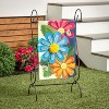 Spring Floral Applique Garden Flag - 2 of 2
