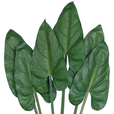 Unique Bargains Indoor Outdoor Home Office Artificial Plants 6 Pcs