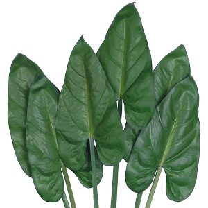 Unique Bargains Indoor Outdoor Home Office Artificial Plants 6 Pcs - 1 of 4