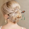 Unique Bargains Rose Hair Chopstick 1 Pc - 2 of 4