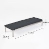 Christopher Knight Home Cape Coral Outdoor Mesh and Aluminum Chaise Lounge with Cushion - 3 of 4