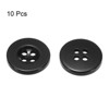 Unique Bargains Resin Craft DIY Round Flat 4-Hole Replacement Sewing Buttons 10 Pcs - 3 of 4