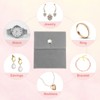 Unique Bargains Velvet Portable Earrings Bracelets Snap Button Jewelry Storage Bag 12 Pcs - 4 of 4