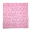 CTM Women's Cotton Pink Ribbon Breast Cancer Awareness Bandanas - 3 of 4