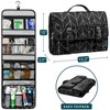 PAVILIA Travel Hanging Toiletry Bag Women Men, Large Capacity Makeup Kit, Waterproof Cosmetic Storage Organizer Case - 2 of 4