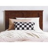 AFI Furnishings Charlotte Twin XL Solid Wood Low Profile Platform Bed in Walnut - 3 of 4