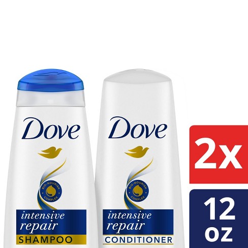 Spectaculair scheren verkoopplan Dove Beauty Intensive Repair Shampoo & Conditioner Set For Damaged Hair -  12 Fl Oz/ 2ct : Target