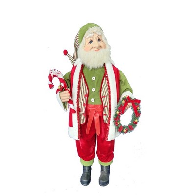 Kurt Adler 36" Kringle Klaus Elf with Wreath