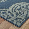 Oriental Weavers Marina 5929B Navy/ Grey Indoor/Outdoor Area Rug - 2'3" x 7'6" - 2 of 2