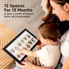 Nova Baby's First Year Photo Frame, 12 Months Newborn Baby Picture Frame, Monthly Birthday Milestone Collage - 4 of 4