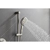PAGED Full Body Shower System Rain Shower Head with Slide Bar, Bodysprays and Shower Arm for Bathroom, Restroom, Silver+Gray - 3 of 4