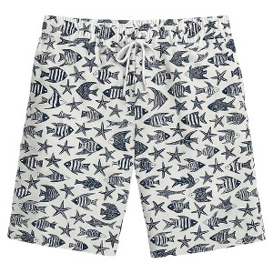 Mens Quick-Dry Swim Shorts Bathing Suits - 1 of 4