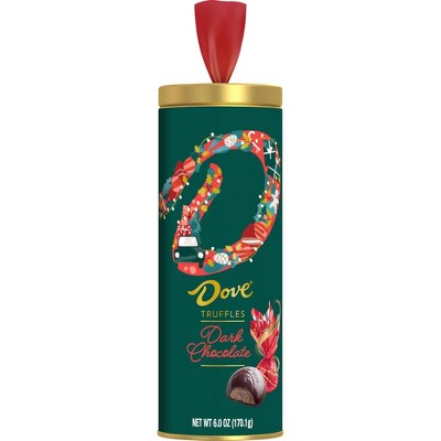 Dove Holiday Dark Chocolate Truffle Tube - 6oz