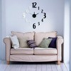 Modern Home Self Adhesive DIY 3D Wall Clock - Jackson - 2 of 2