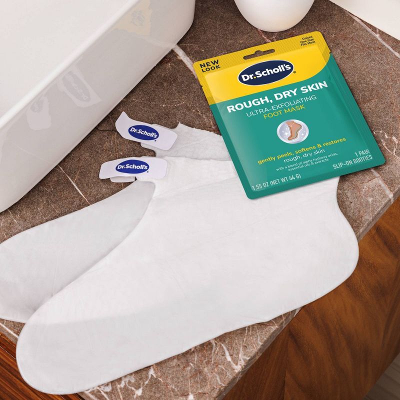 Dr. Scholl&#39;s Exfoliating Foot Mask - 1 pair, 5 of 16
