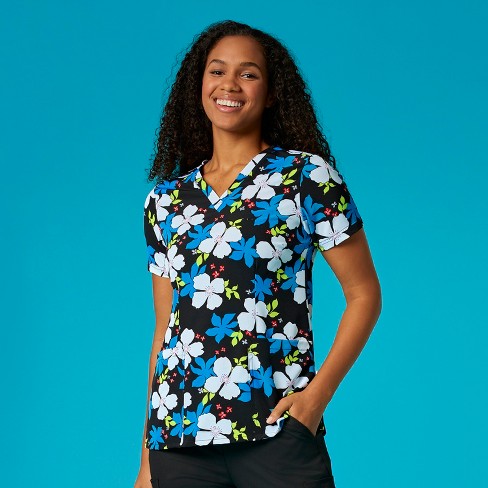 Target on sale scrub tops