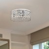 12" Elipse Round Crystal Flush Mount Ceiling Light - Elegant Designs - image 4 of 4