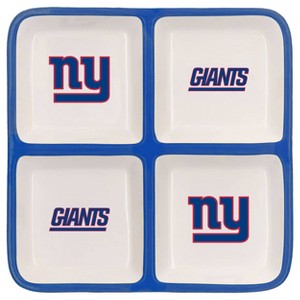 NFL New York Giants 4-Section Square Tray - 1 of 2
