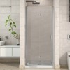 Lirago 34x72" Bifold Frameless Shower Door  1/4" Tempered Glass Adjustable Width Chrome Finish Rust Resistant for Small Bathroom - 2 of 4