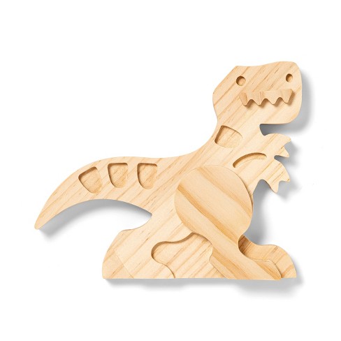 DIY Wooden Dino Paint Kit DIY Kids Crafts Unfinished Wood Painting