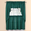 Collections Etc Solid Textured Swag Window Curtain Pair, Single Panel, - image 3 of 4