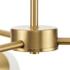 Progress Lighting Haas 6-Light Chandelier, Brushed Bronze, Opal Glass Globes, Design Series - 3 of 3