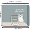 Core Electro Non-Slip Mouse Pad Cat Pattern 8x10 inch - 2 of 4