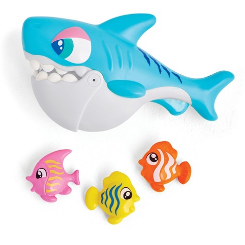 Kidoozie Splish n Splash Chomping Shark, Bathtime Tub Toy for Toddlers Ages  2+