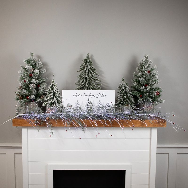 Northlight 6' Lighted Christmas Garland with Jingle Bells - Cool White Lights, 2 of 8