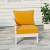 WestinTrends  Avalon Outdoor Patio HDPE Left Arm Facing Sectional Corner Club Chair with Patio Cushions - 2 of 4
