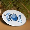 Wheaton College Primary Logo Porcelain Holiday Christmas Tree Ornament  2.8" (7.1 cm) - 4 of 4