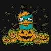 Girls Phineas and Ferb Perry the Platypus Pumpkin Green Goo T Shirt - 2 of 4