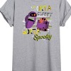 Women's Disney Wall-E Oversized Graphic T-Shirt - Heather Grey - X-Large - 2 of 4