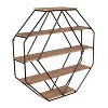 Wall Shelf Octagon Shaped - Kate & Laurel All Things Decor - image 2 of 4