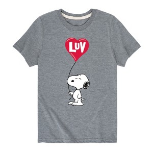Boys' - Peanuts - Snoopy Luv Short Sleeve Graphic T-Shirt - 1 of 4