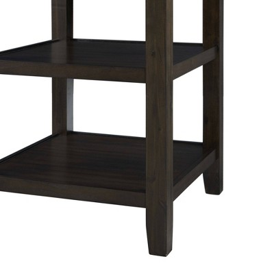 Taylor Dark Walnut Round Counter Height Dining Table