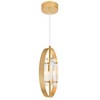 CWI Lighting Iris 1 Light Mini Pendant With Sun Gold Finish - 3 of 4