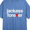 Jackass Forever Heart Logo Women's Blue Heather Nightshirt - 2 of 3