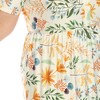 Plus Size Floral Short Sleeve Knee Length Dress - 4 of 4